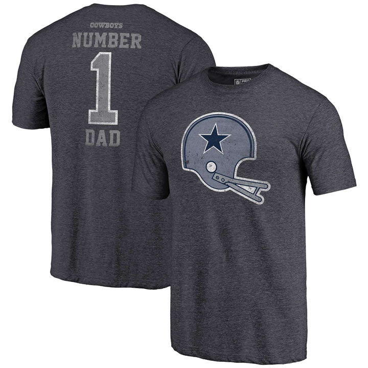 Dallas Cowboys Navy Greatest Dad Retro Tri-Blend NFL Pro Line by Fanatics Branded T-Shirt,We sell and wholesale Dallas Cowboys Navy Greatest Dad Retro Tri-Blend NFL Pro Line by Fanatics Branded T-Shirt on line form chian!